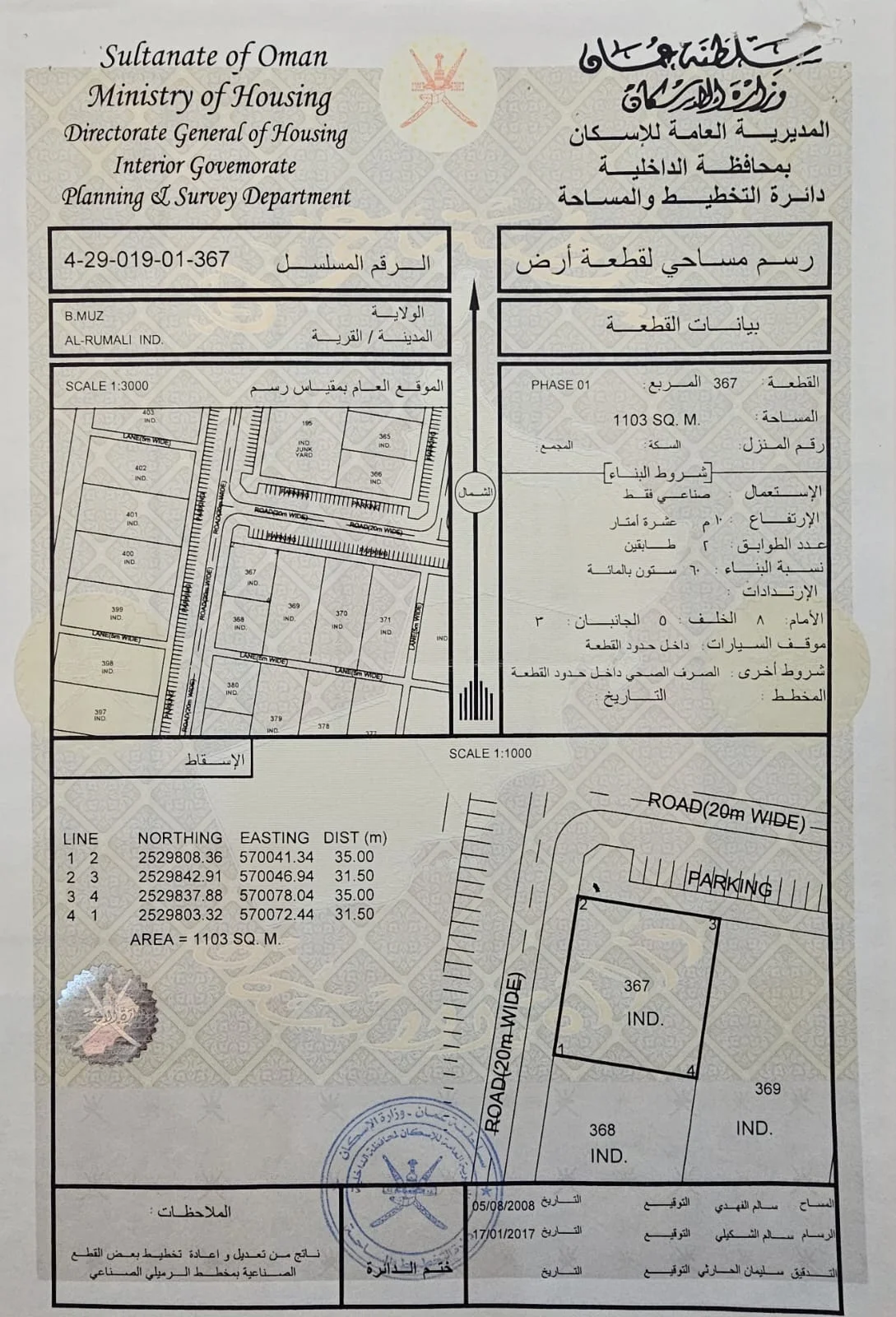 🏭🔥 أرض صناعية للبيع – نزوى